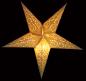 Preview: Baby Twister creme- Foldable glowing Paperstar with 5 points, 40 cm